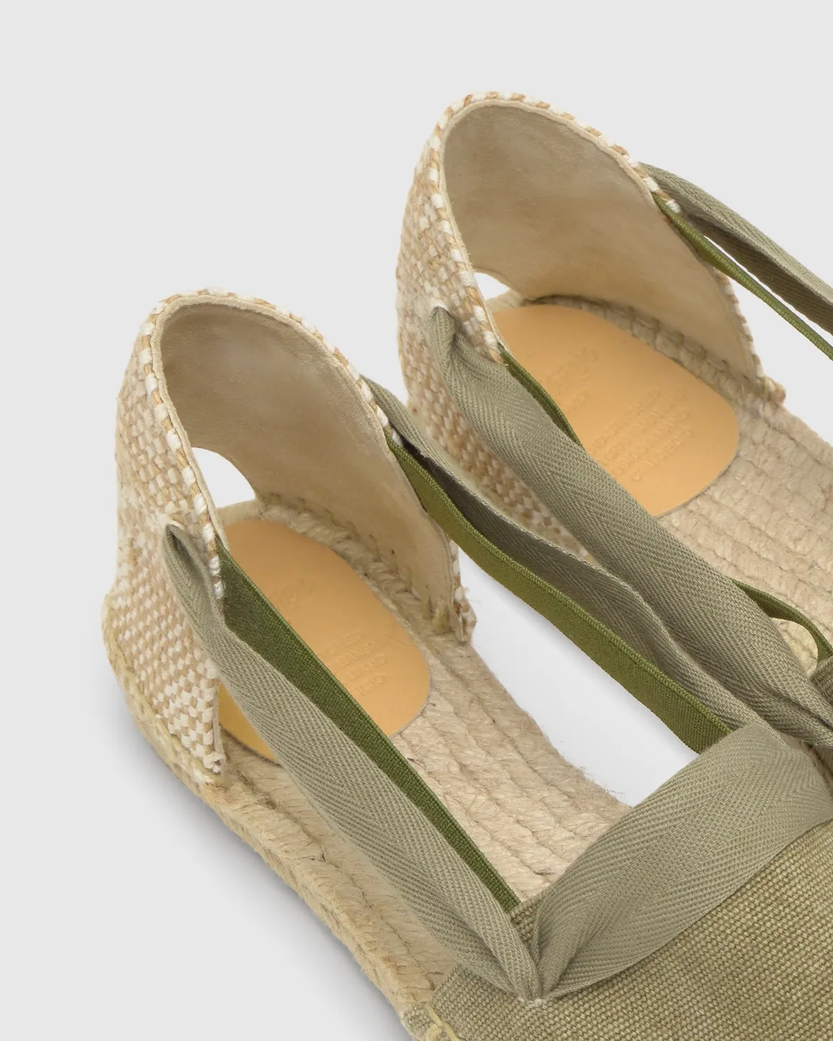 Castaner Kaia 002 espadrilles laurel groen canvas