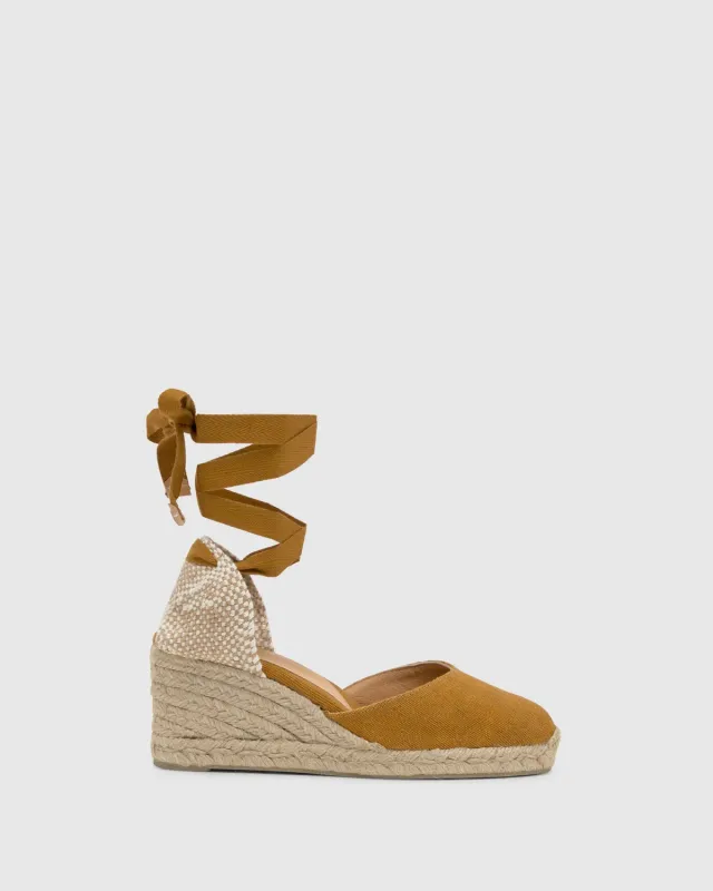 Castaner Carina 6 espadrilles amber 7 cm sleehak