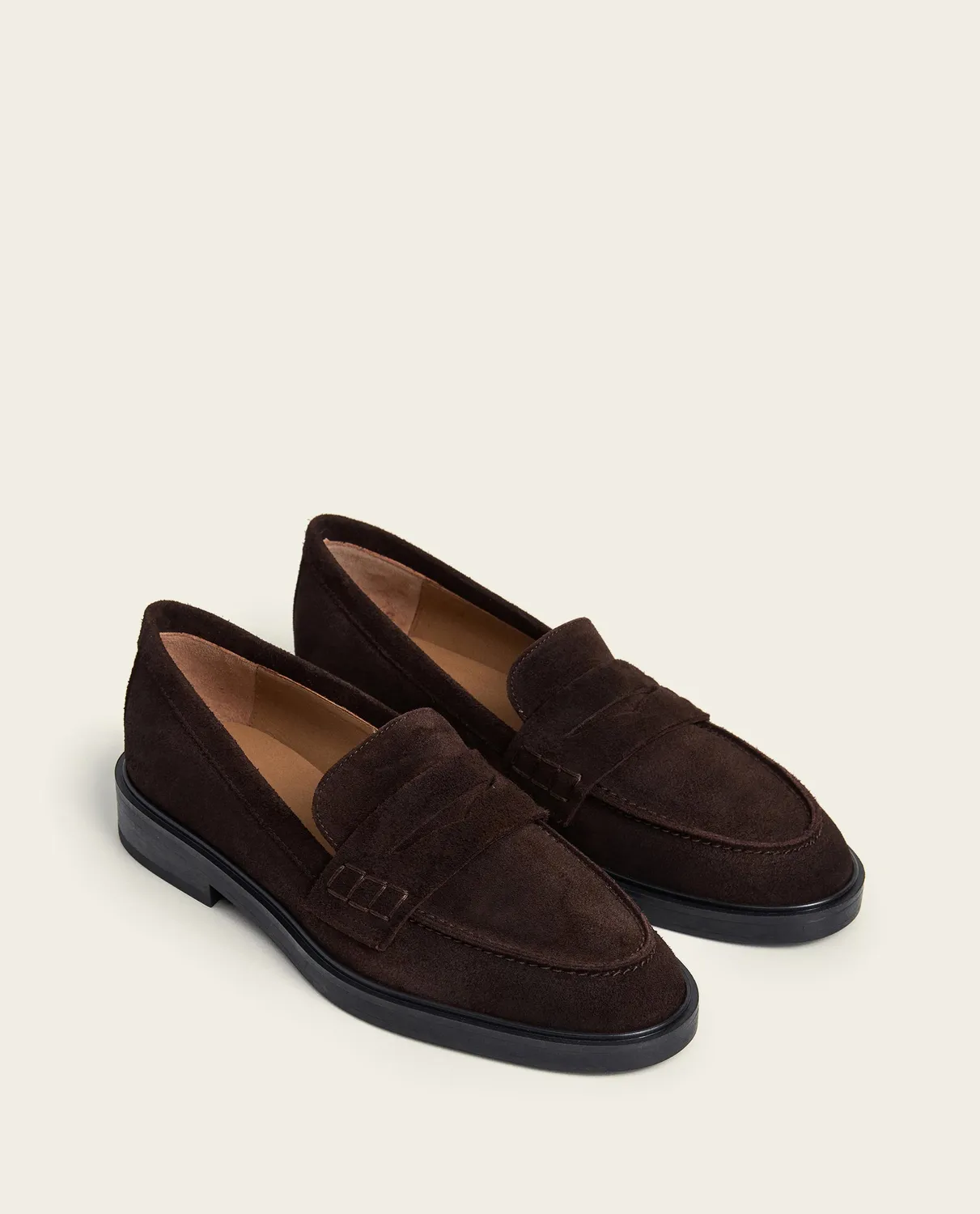 Flattered Sara loafers chocolate suède maat 35-42