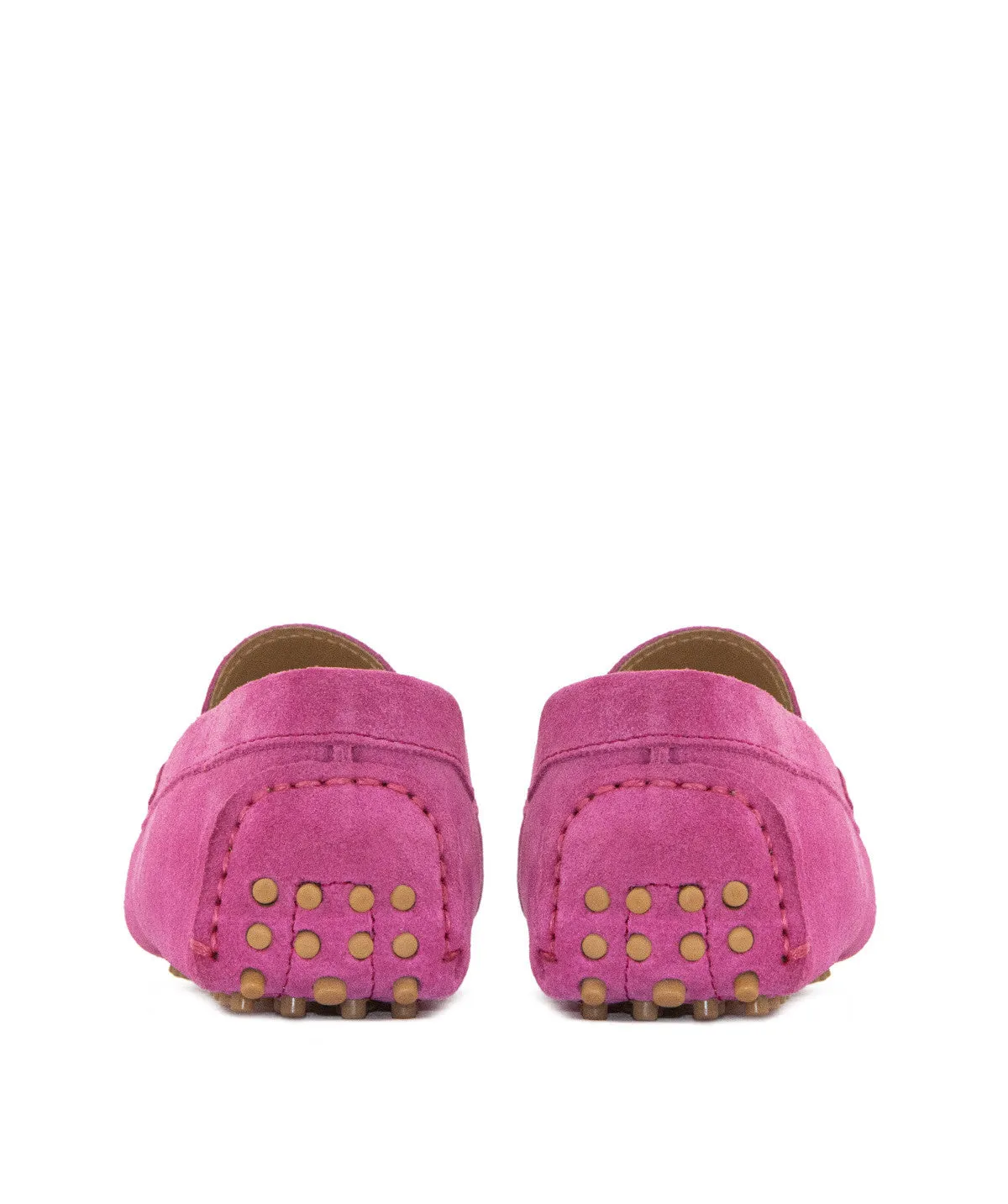 Finsbury Arlequin Loafers Roze Velours