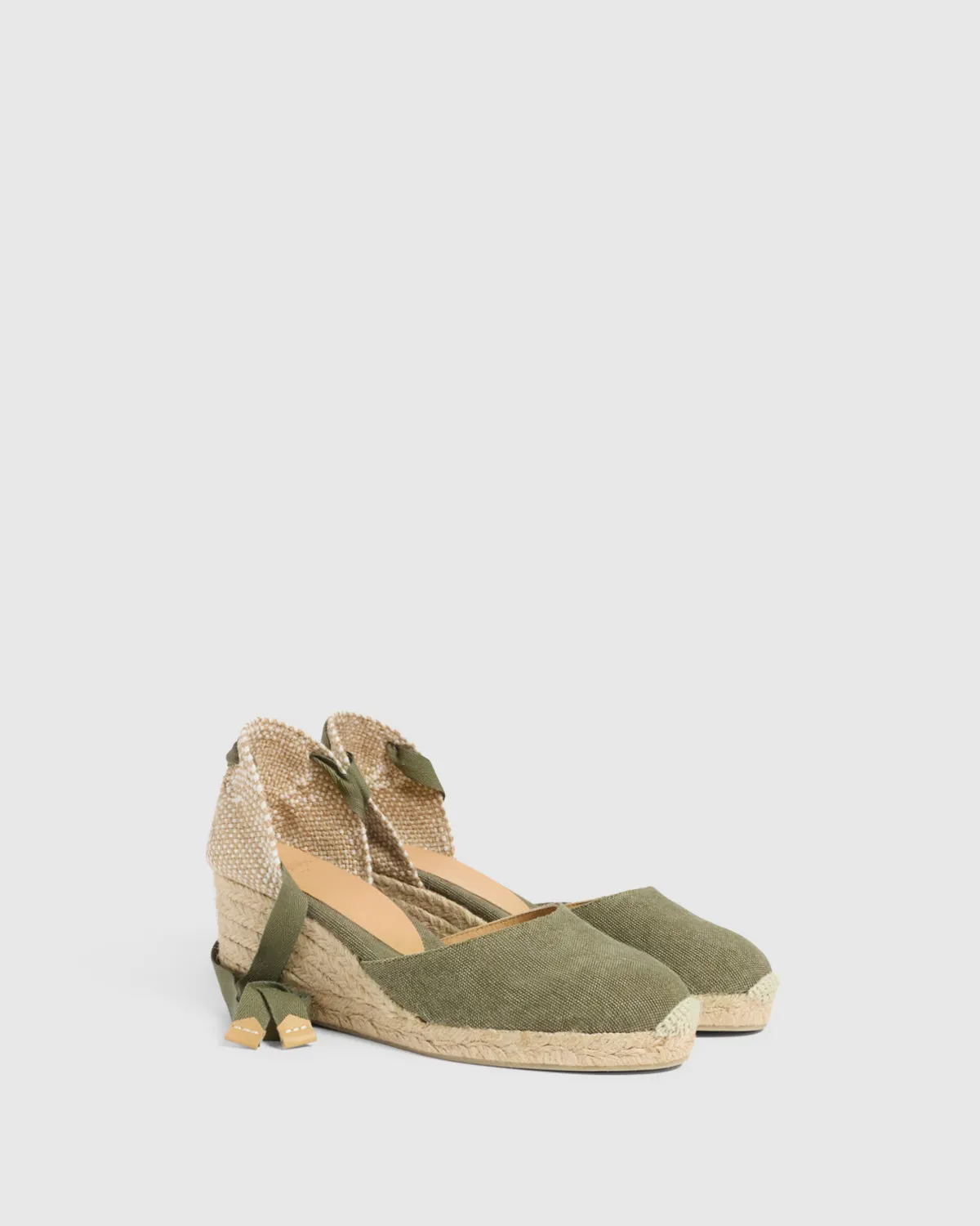 Castaner Carina 6/002 espadrille olive canvas