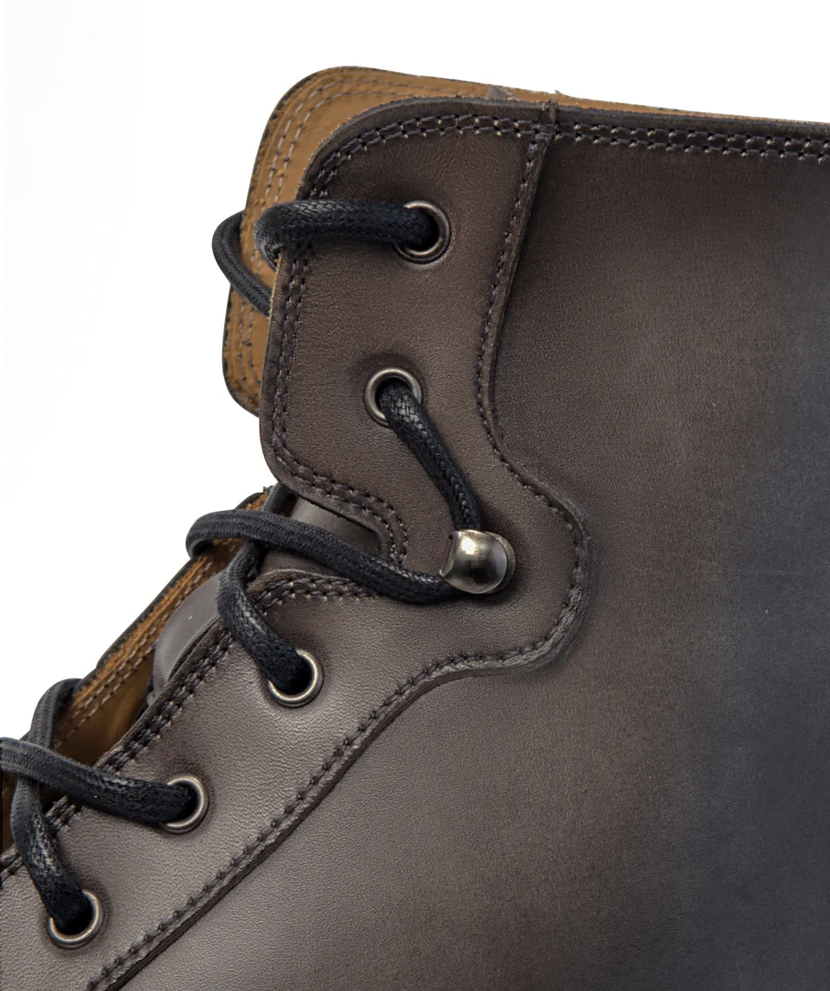 Finsbury POWELL boots grijs patina leer