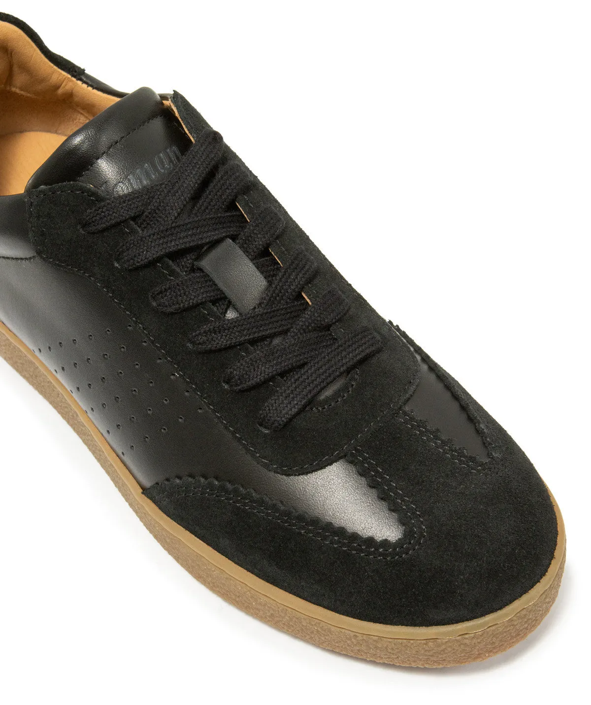 Finsbury Jane Sneakers Zwart Leer