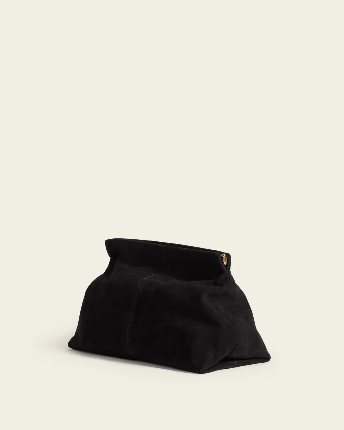 Flattered Clay clutch zwart suède