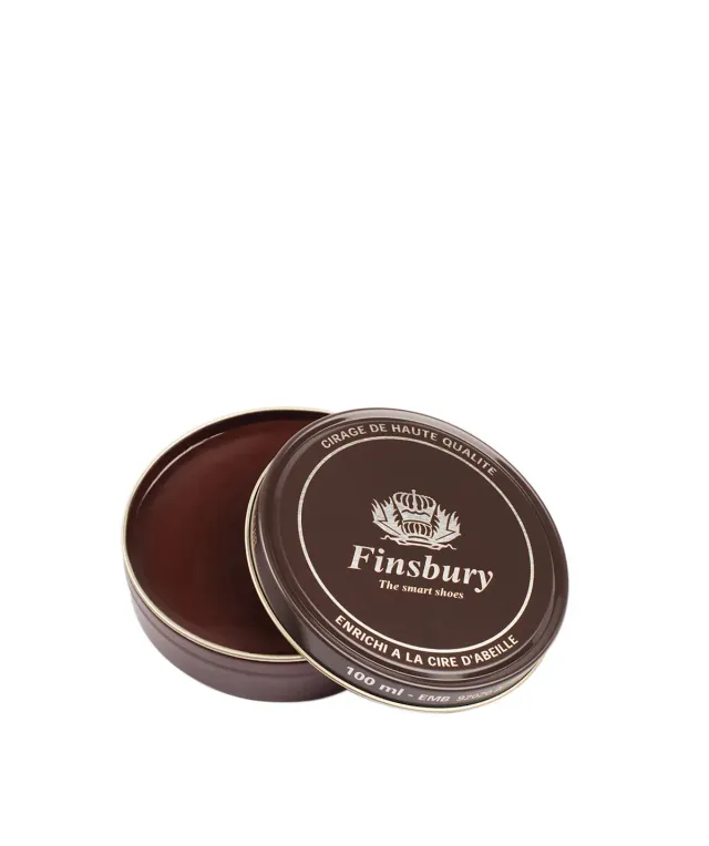 Finsbury Medium Brown schoencrème bruin bijenwas