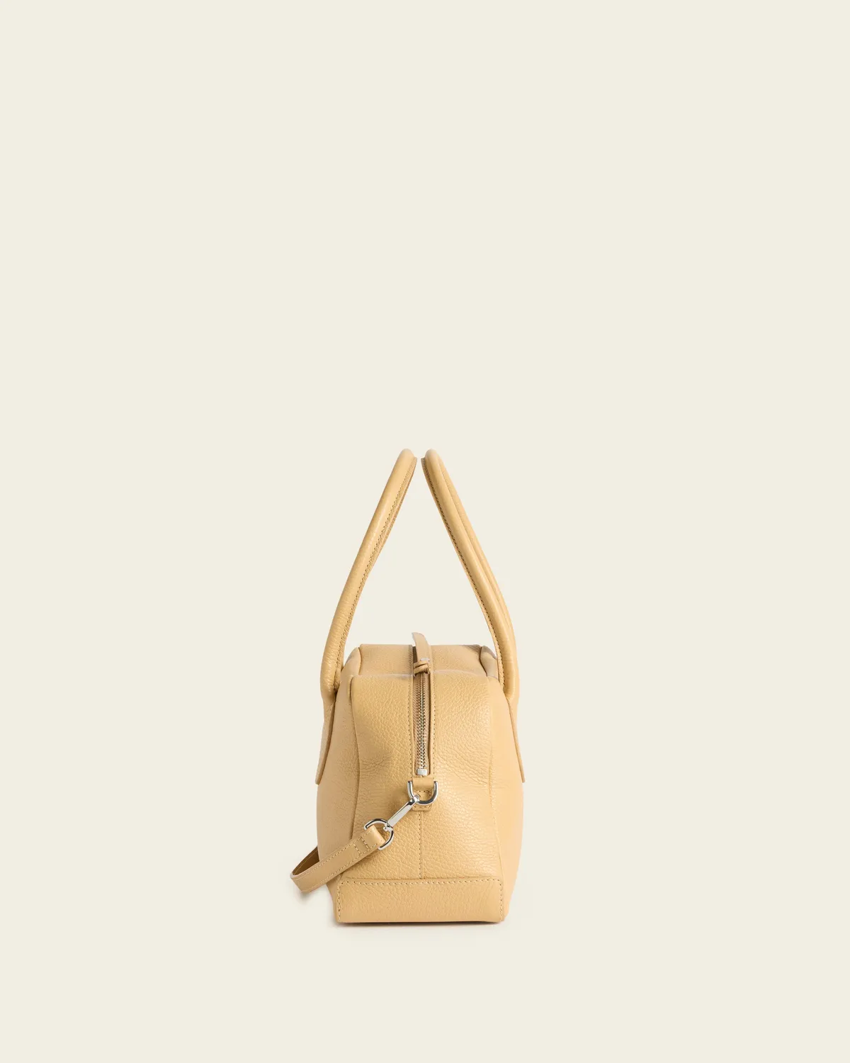 Flattered Leia schoudertas leer biscotti grained