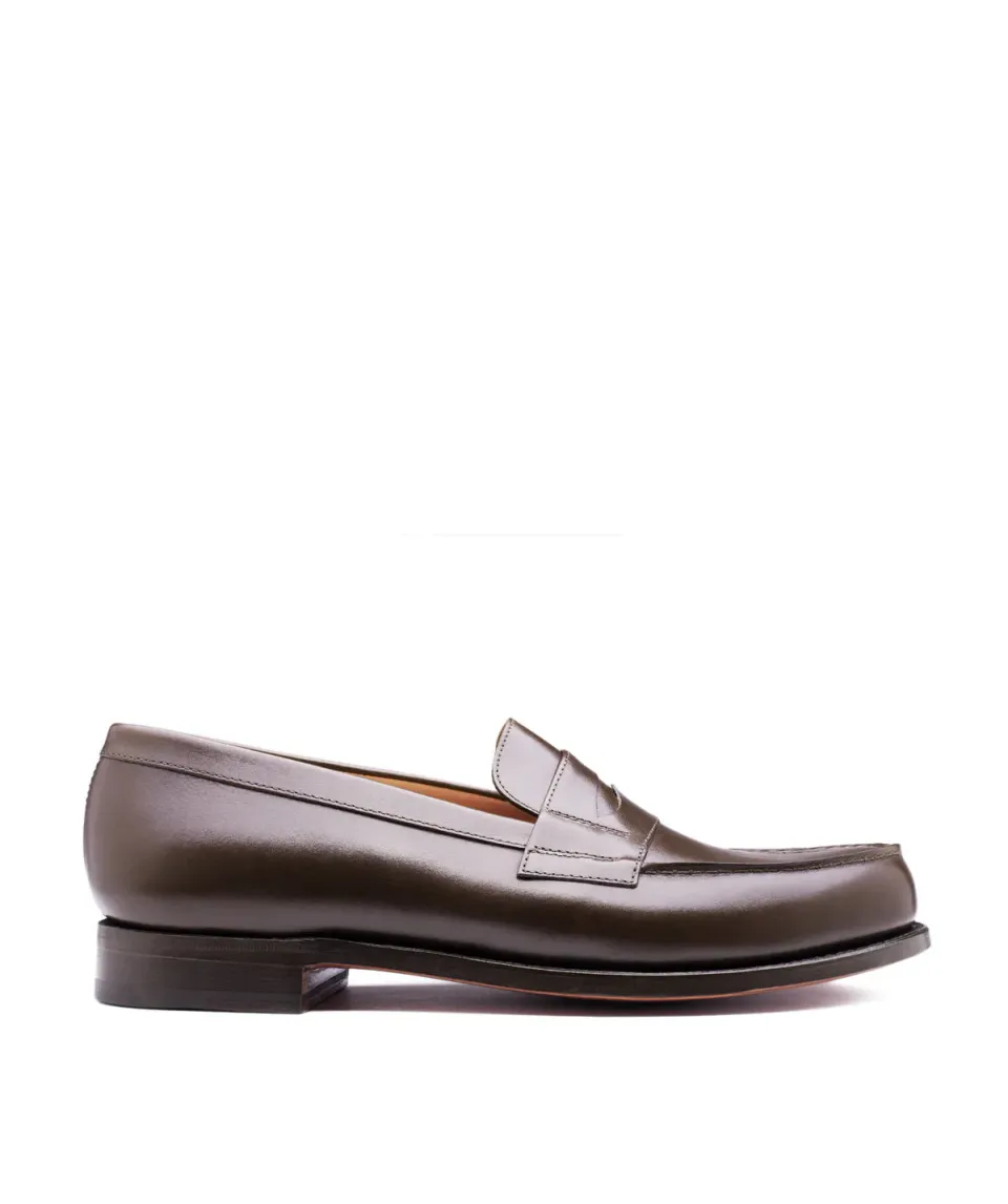 Finsbury COLLEGE 1986 loafer donkerbruin leer mocassin