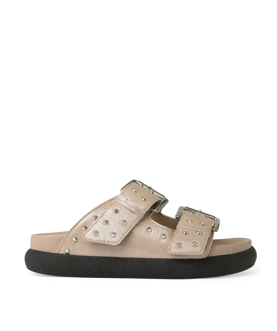 Finsbury Gaia sandalen beige dames leer