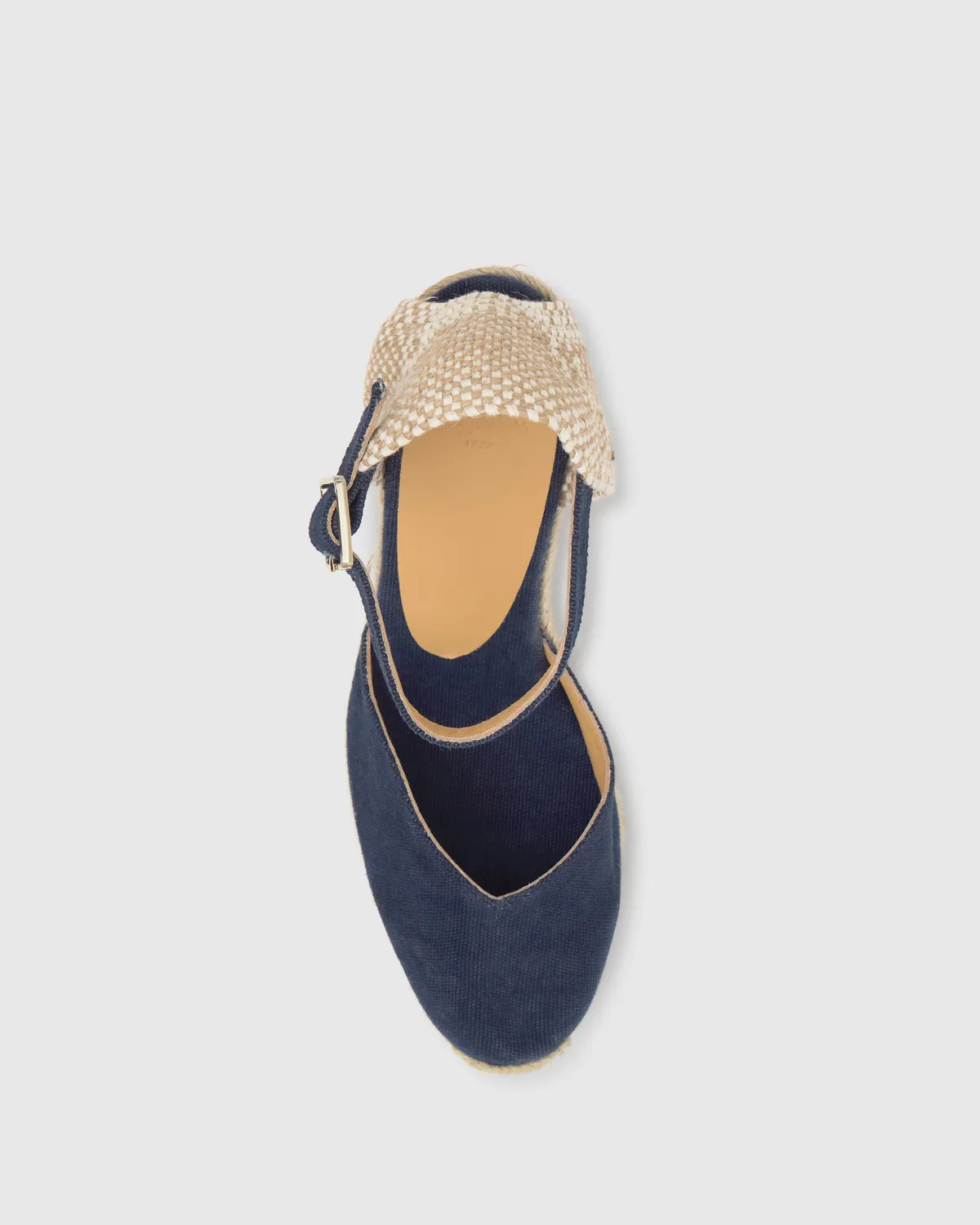 Castaner Chiarita 8ED/002 espadrilles canvas blauw