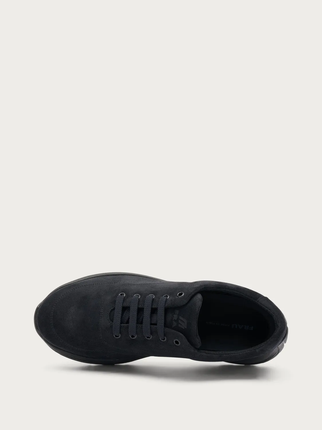 Frau Comfort Tech heren sneakers blauw suede