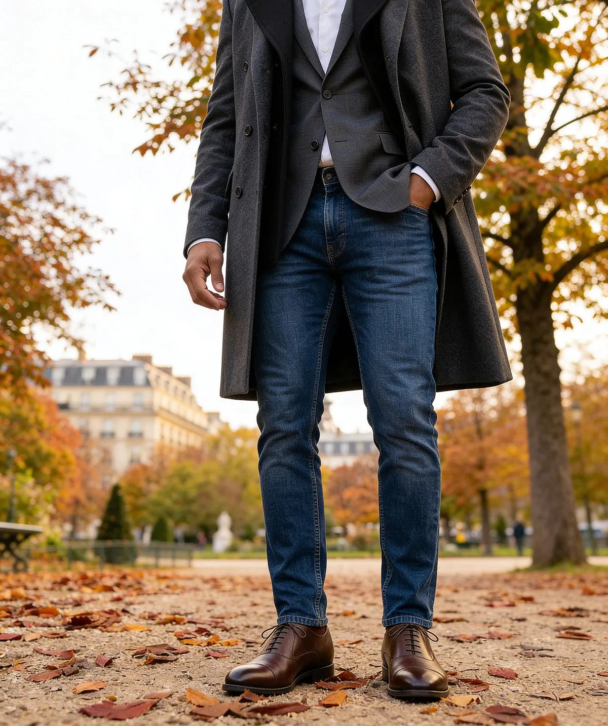Finsbury Oxford Veterschoenen Walnootbruin Leer