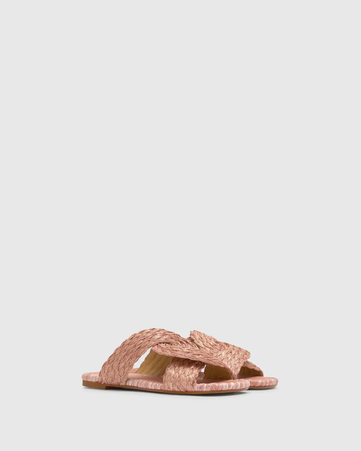 Castaner Padme 258 sandaal roze gevlochten raffia