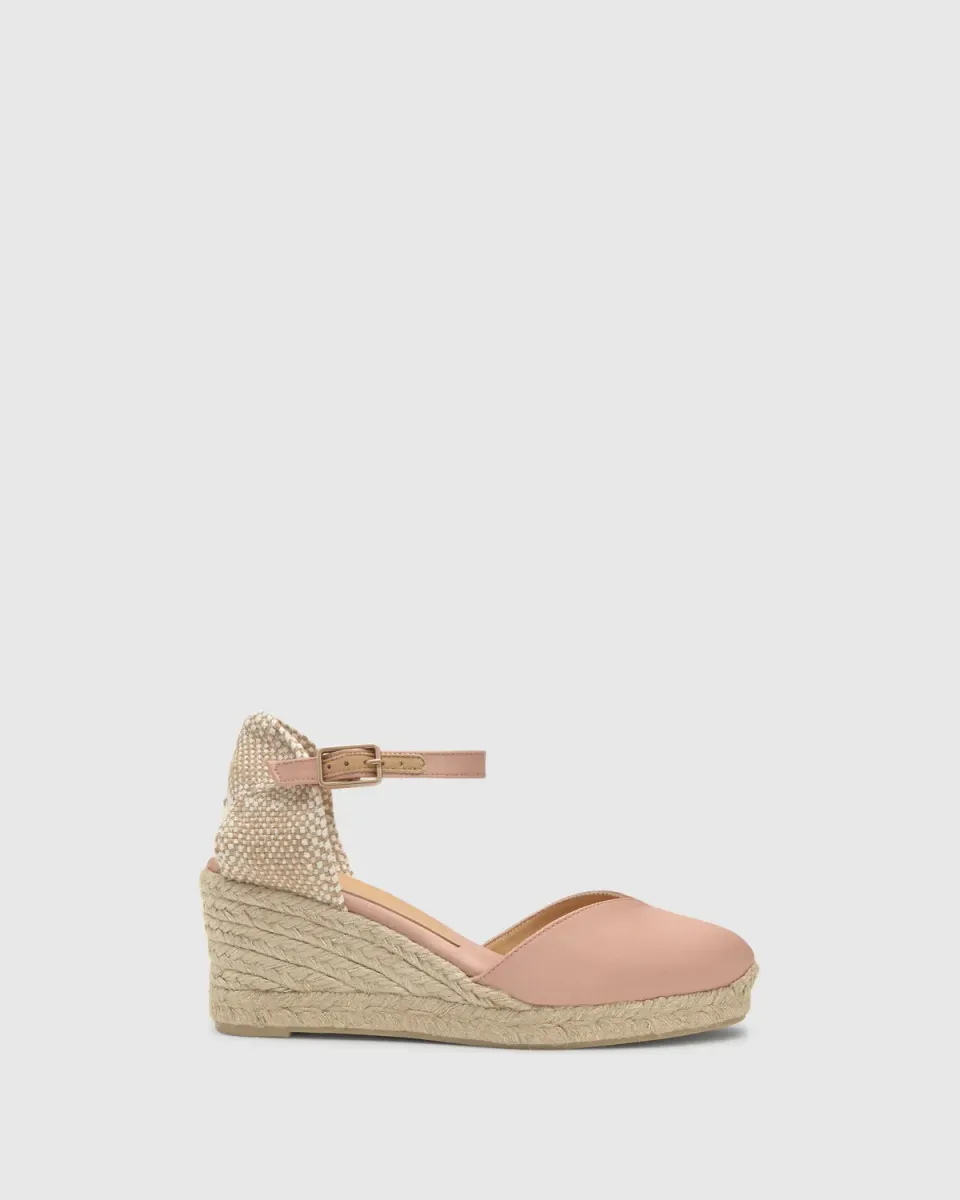 Castaner Chiarita 6 006 espadrille nude satijn