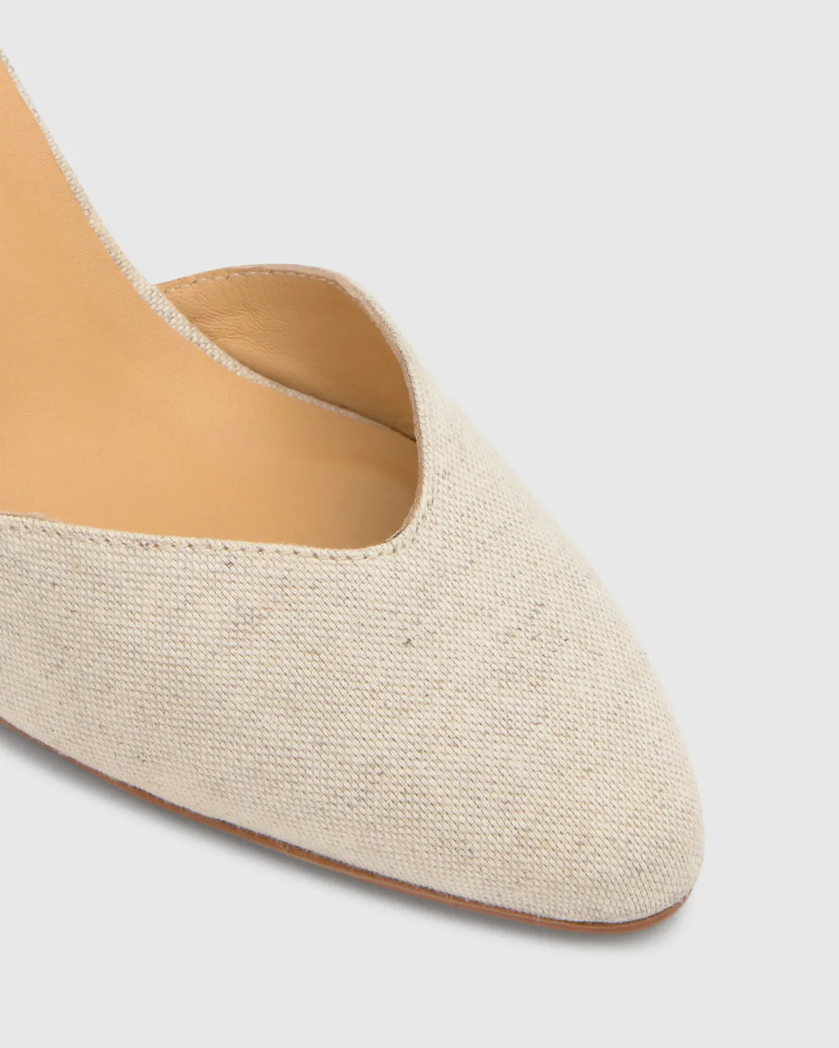 Castaner Jud 300 sleehak espadrille naturel linnen