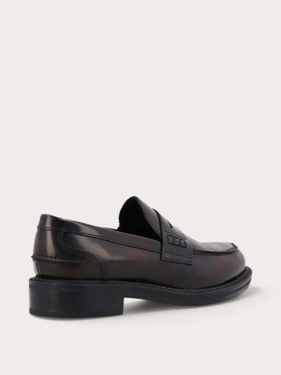 Frau Verona loafers rokerig bruin leer college
