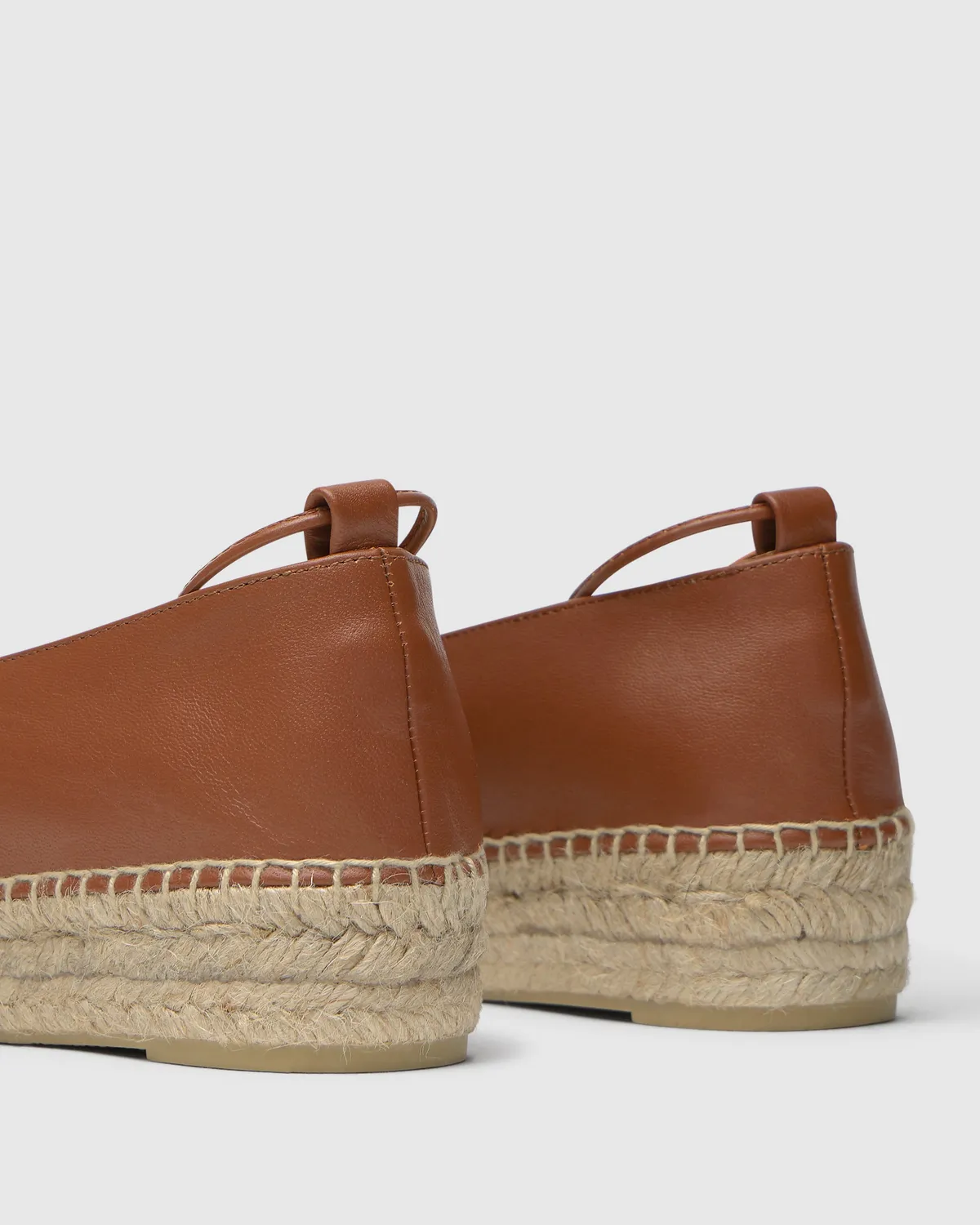 Castaner Gea GEA/2/250 ballerina espadrilles cognac leer