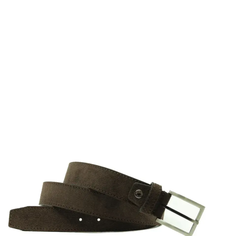 Donelli Riem 102 herenriem bruin suede maat 105