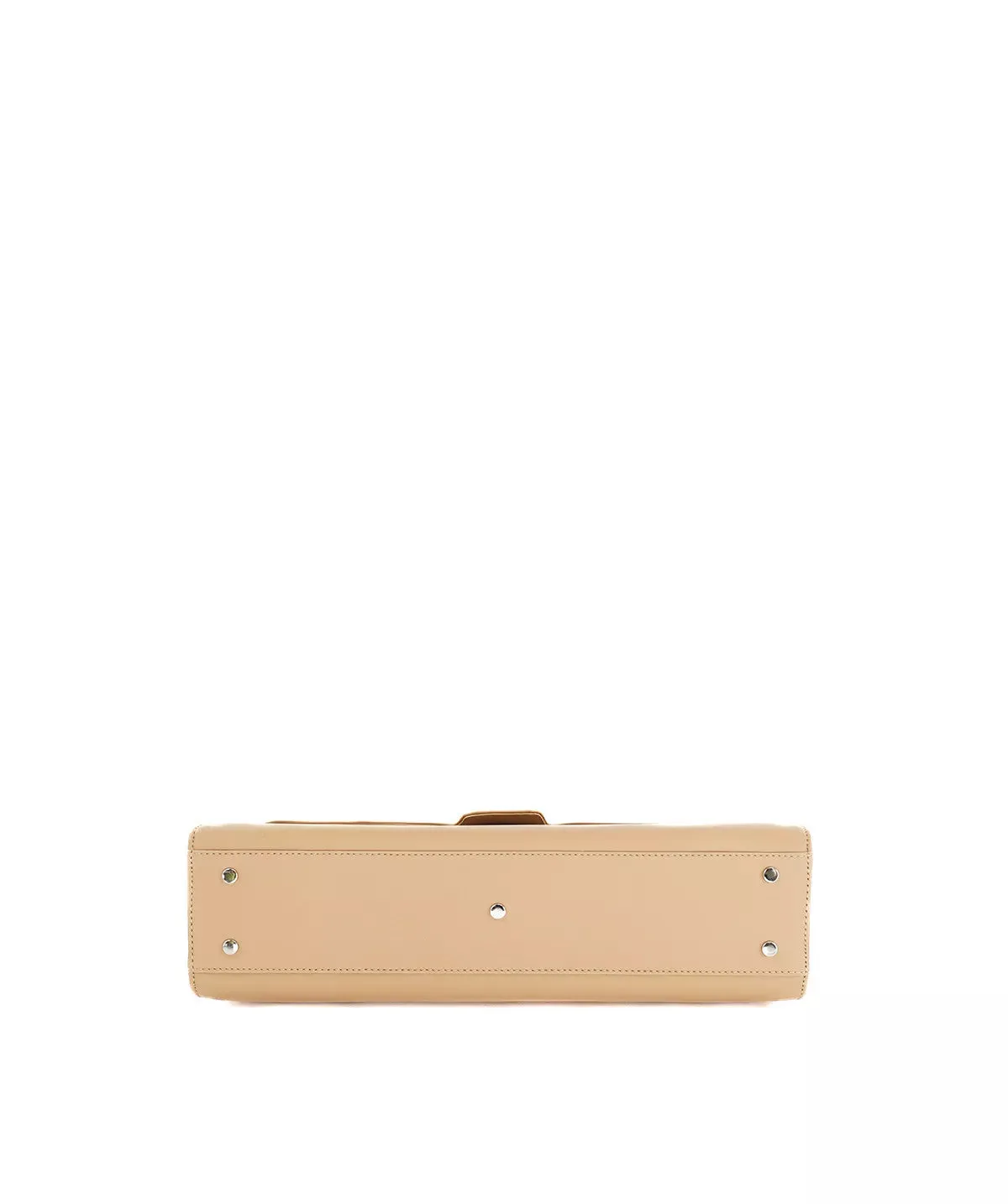 Finsbury FF35 handtas beige leer 13 inch laptop