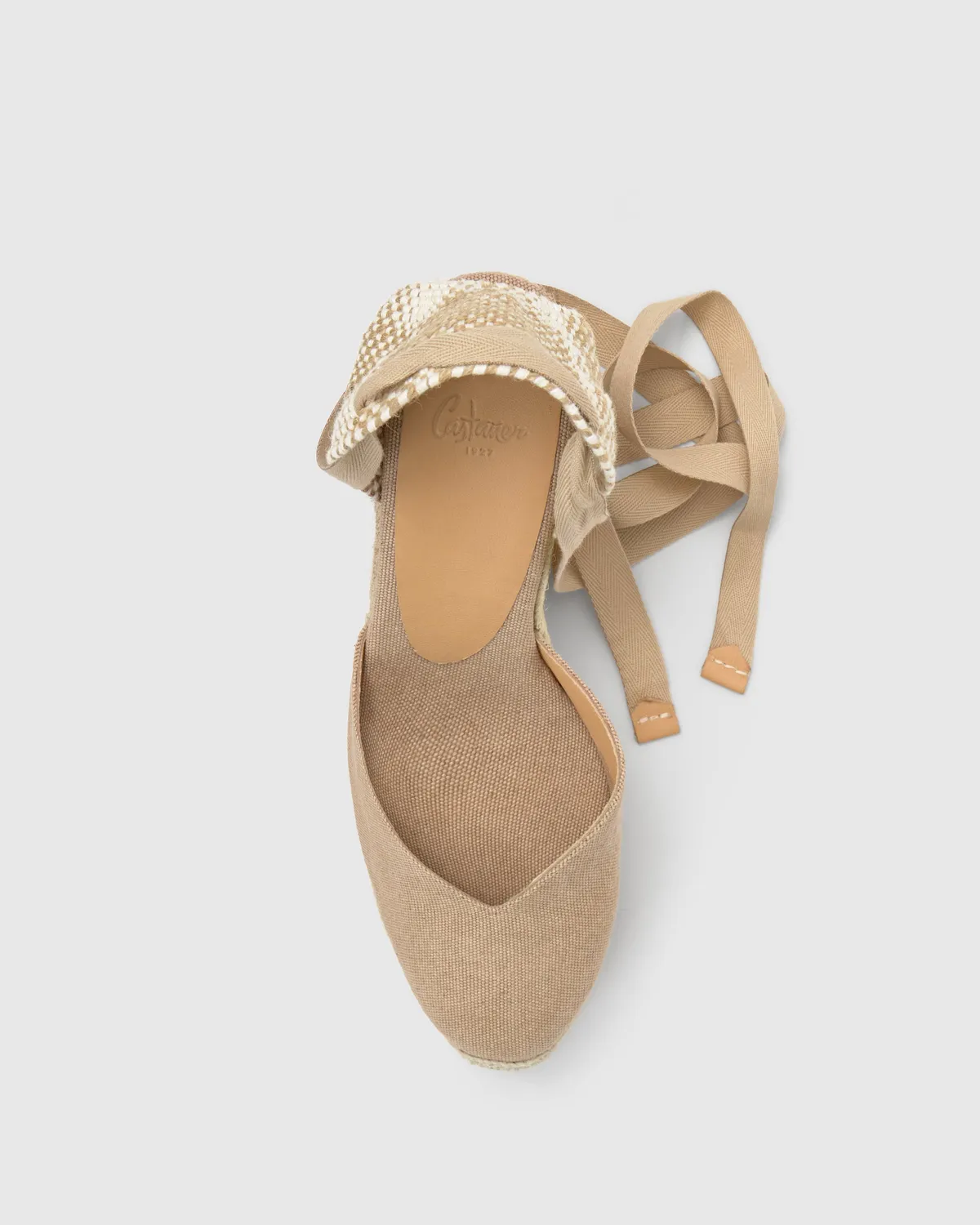 Castaner Chiara/8ED/002 espadrilles sand veters