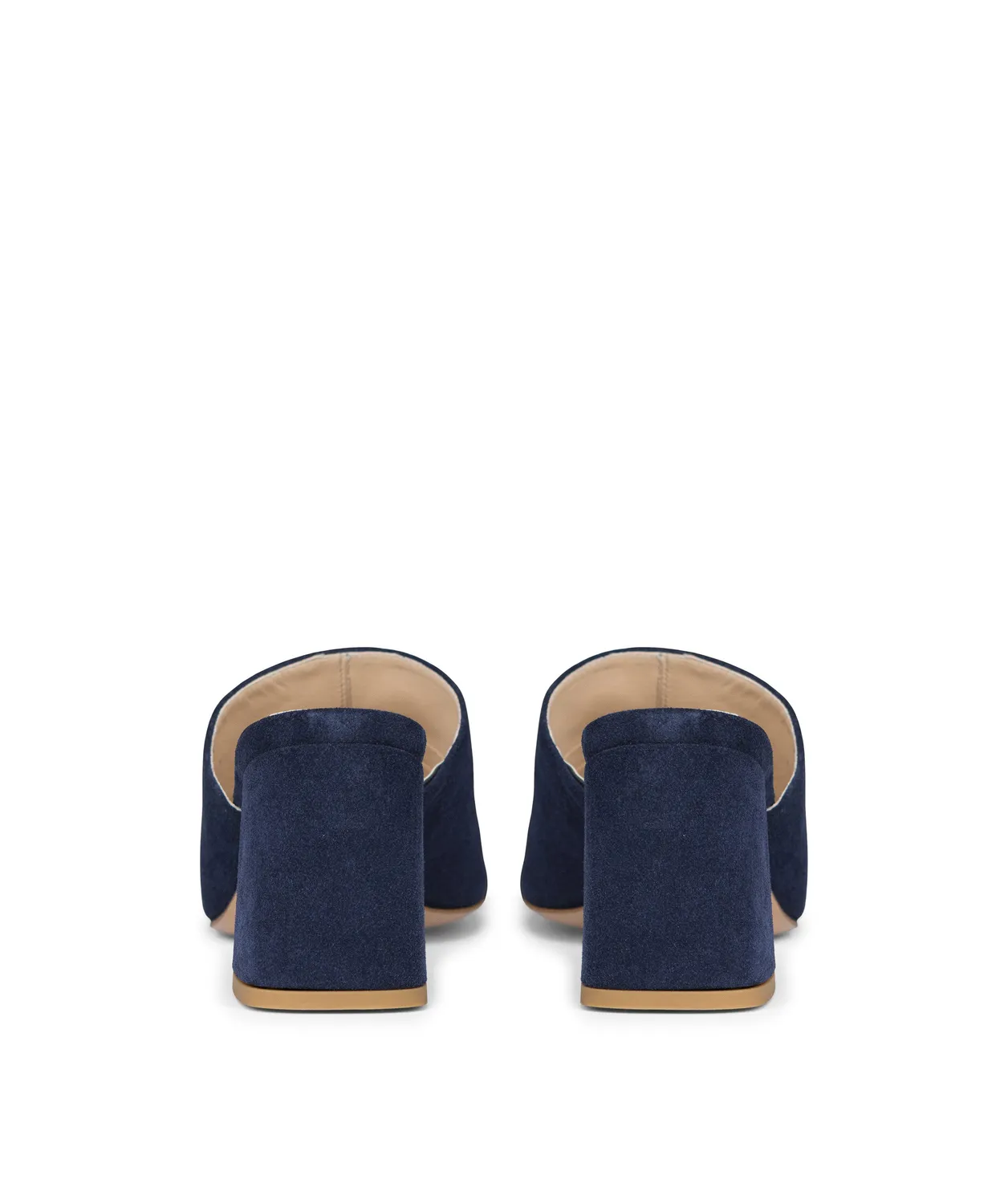 Finsbury Sonia muiltjes navy suède 6,5cm