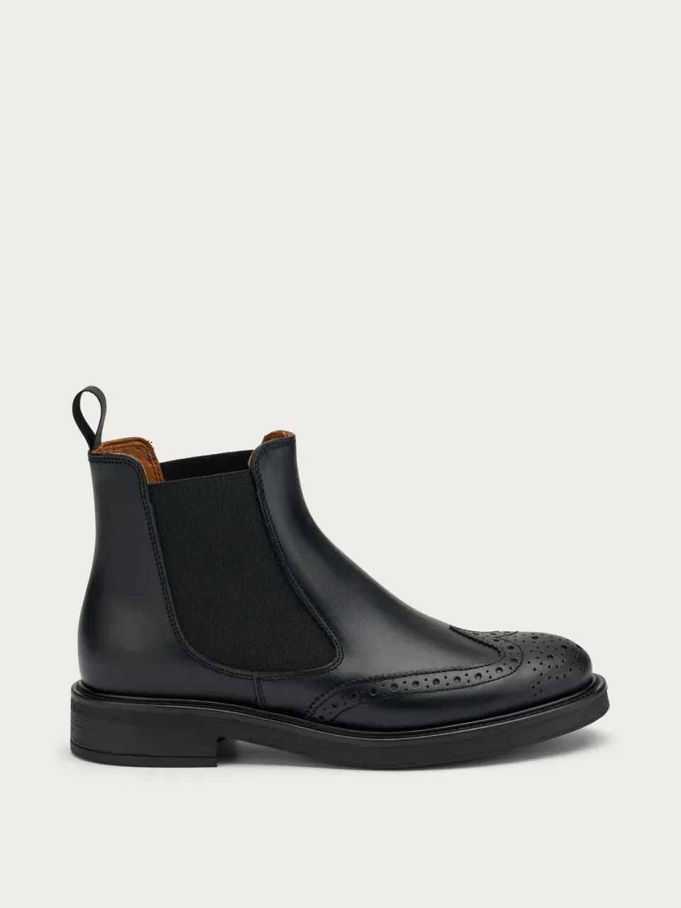 Frau Verona leren chelsea boots dames bruin