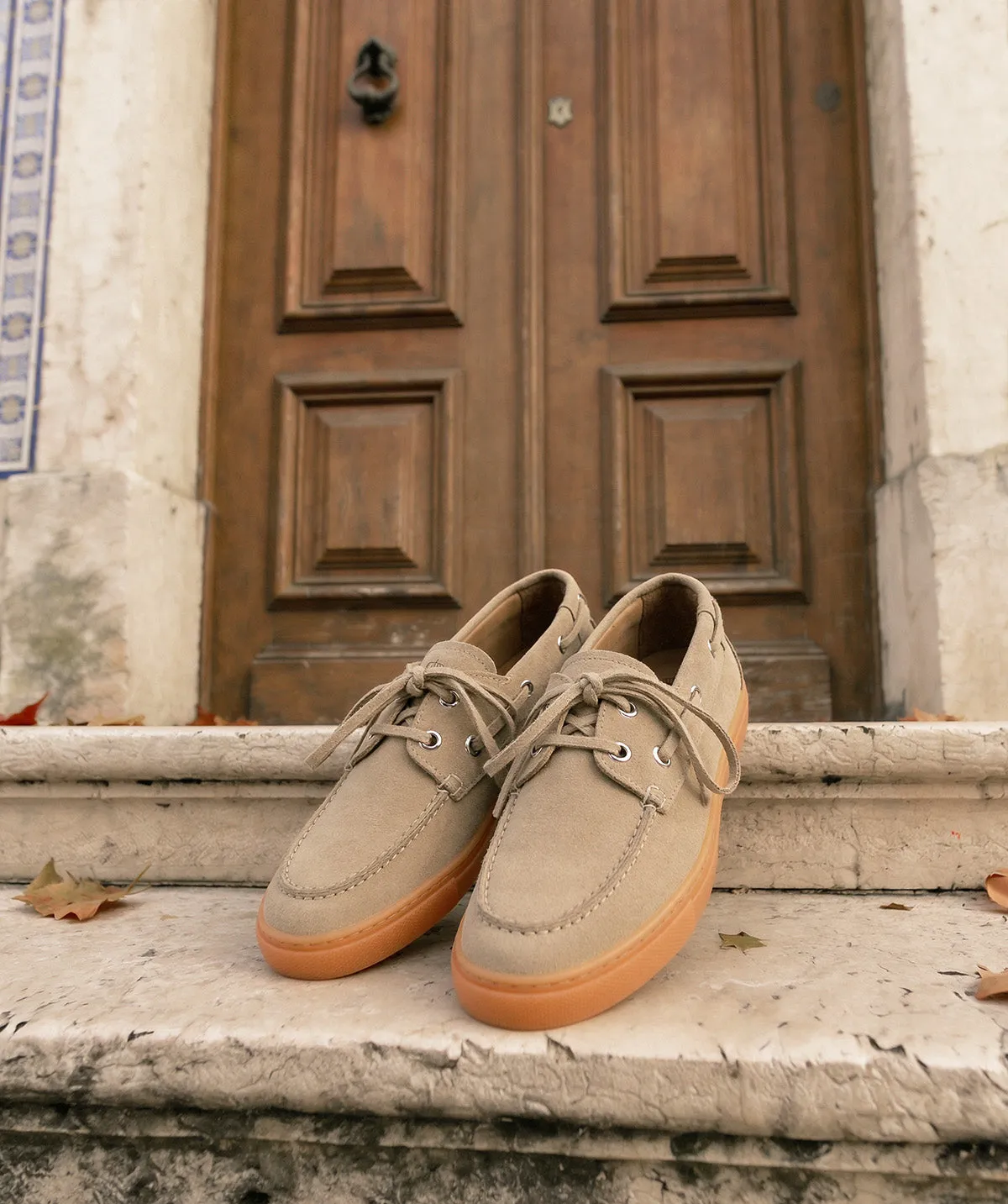Finsbury ANITA loafers zand suède dames