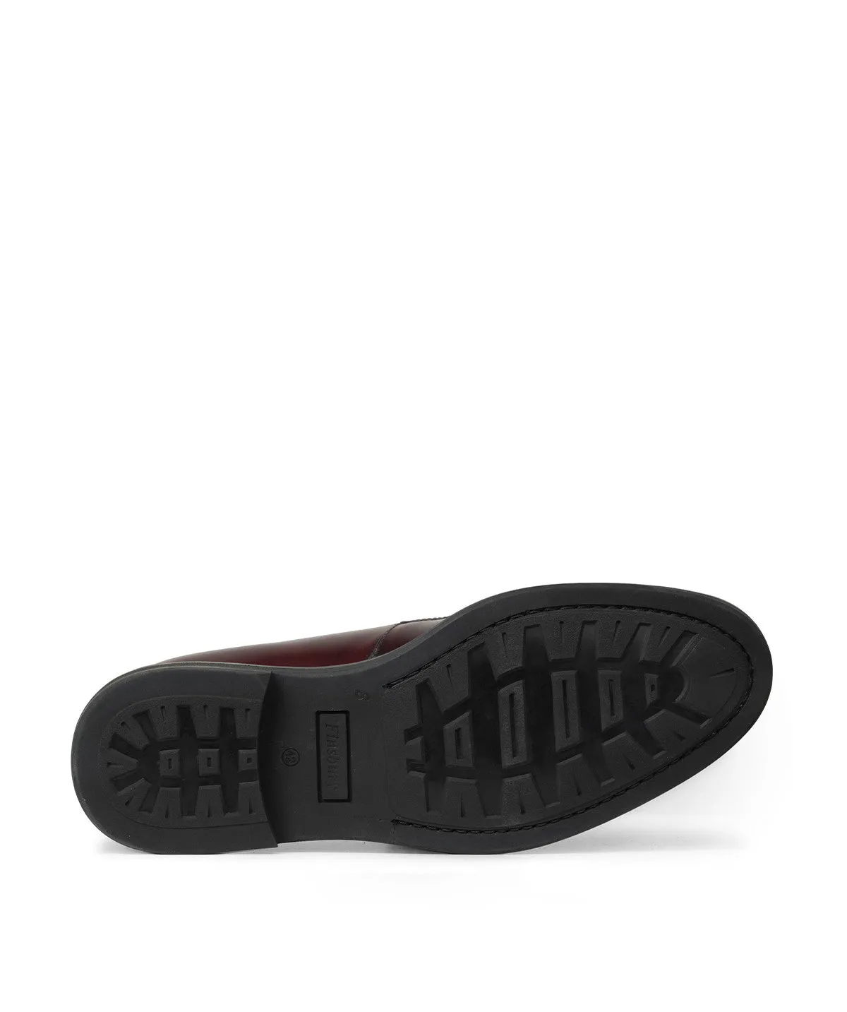 Finsbury Noham derby schoenen bordeaux leer breed