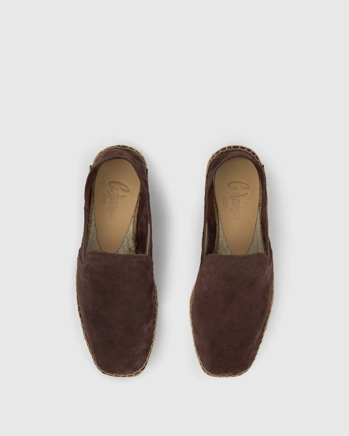 Castaner Parker T/186 espadrilles donkerbruin suède heren