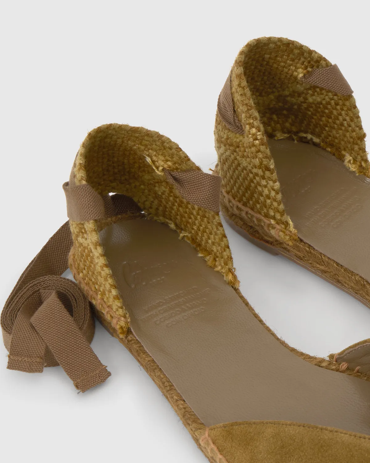 Castaner Brava C 186 espadrille bruin suède plat