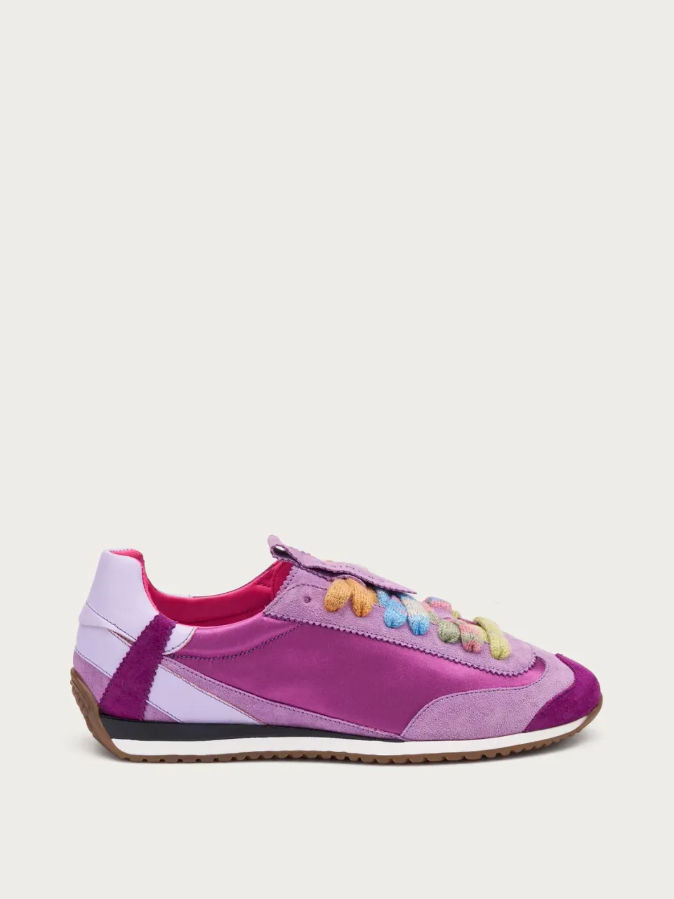 Frau Cromier Kaleido Craft sneakers satijn suède