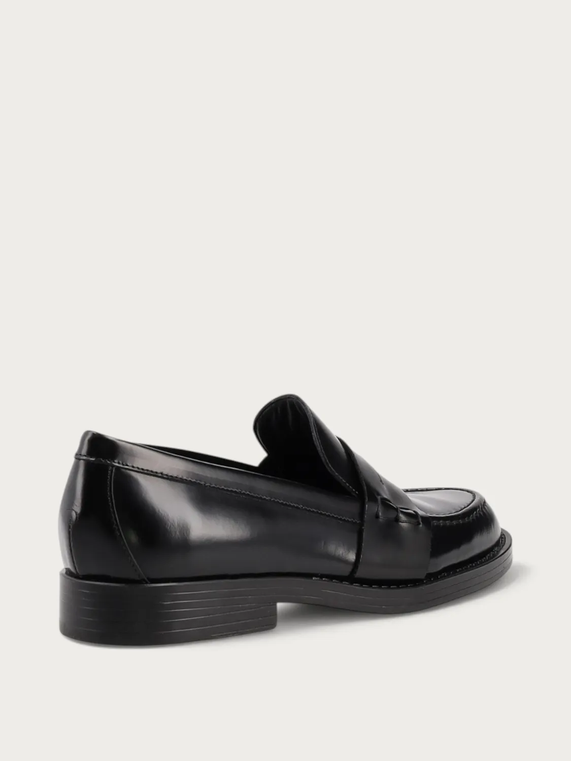Frau Verona varsity loafers zwart geborsteld leer