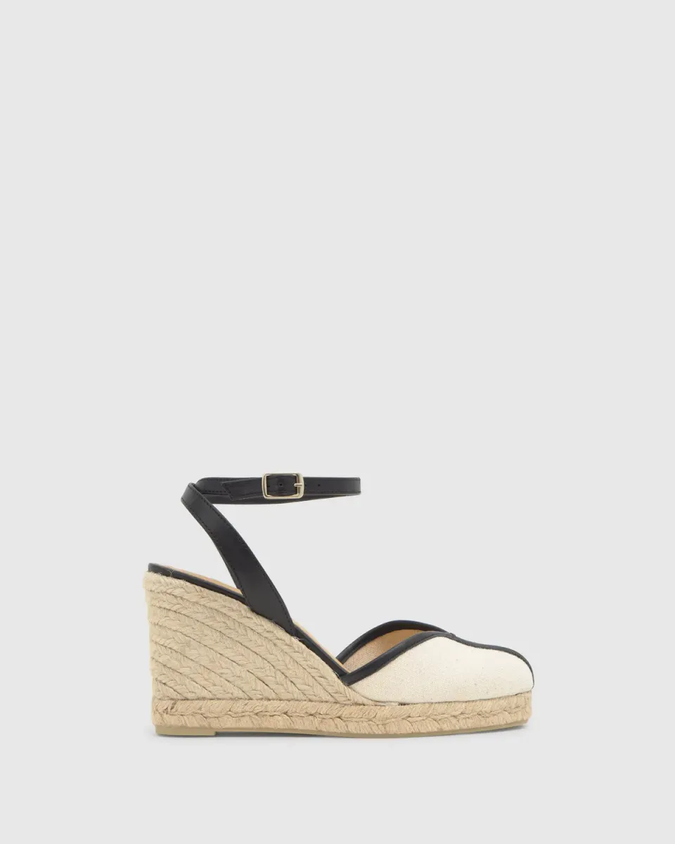 Castaner Cecilia 8/292 espadrilles ecru canvas 9 cm