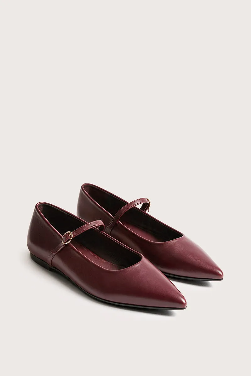 Bryan Stepwise Marlo ballerina's bordeaux leer