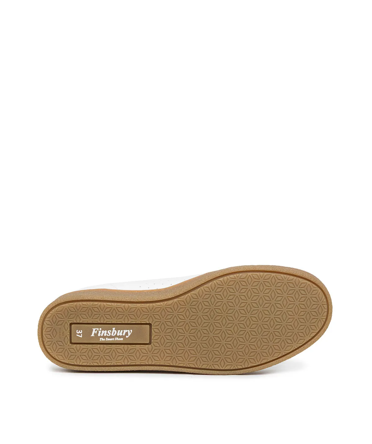 Finsbury Jane sneakers blauw-wit leer dames