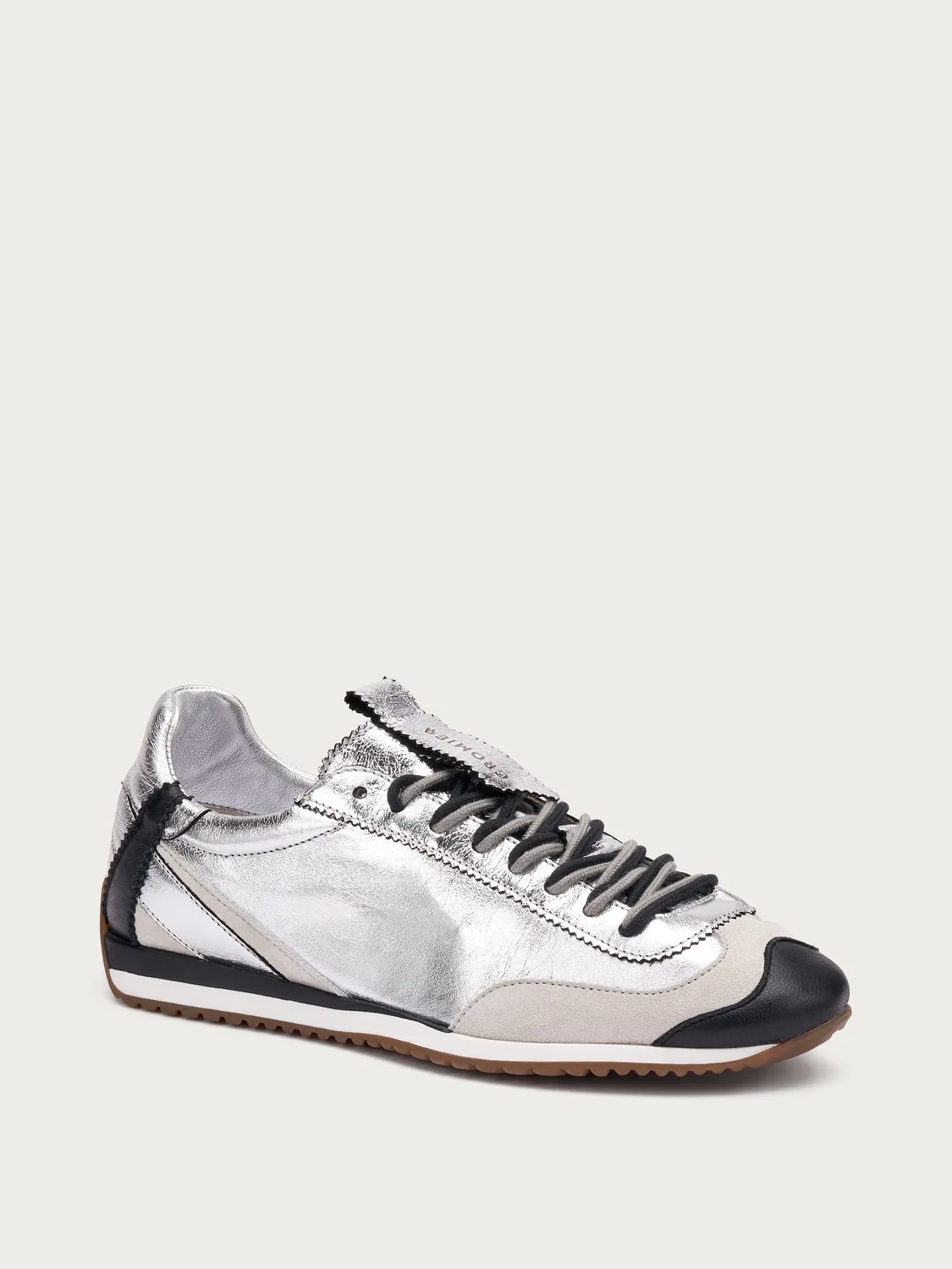Frau Cromier Quantum Chrome sneakers zilver