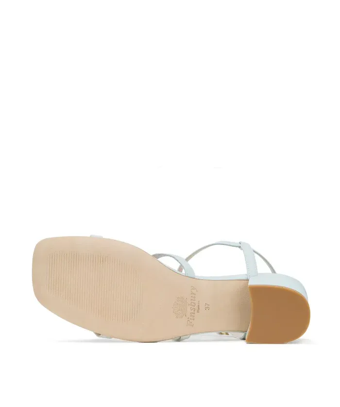 Finsbury Laura sandalen blauw leer dames 4cm