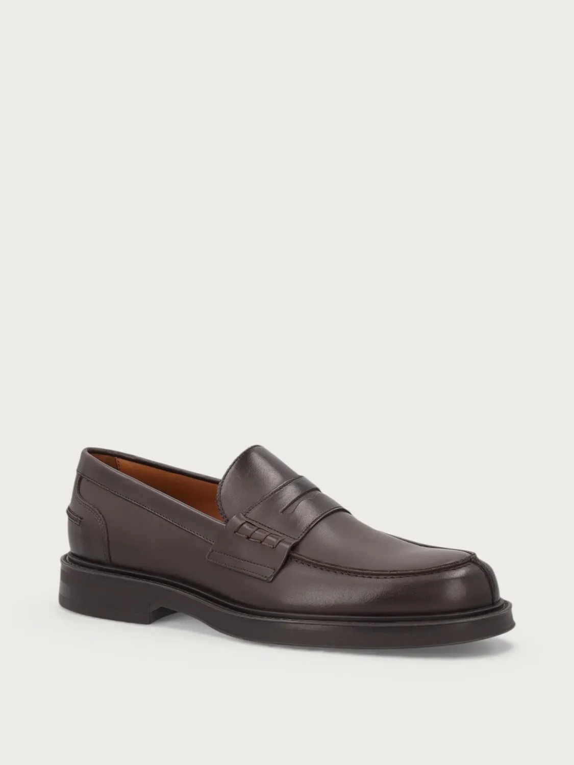 Frau Verona loafers donkerbruin leer