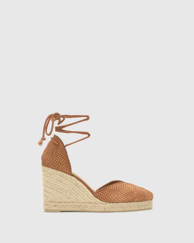 Castaner Cora 8/298 espadrille bruin sleehak