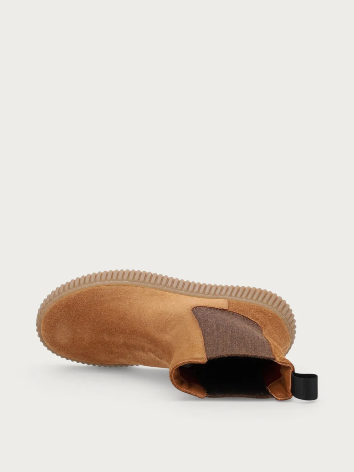 Frau Verona suède Beatle boots dames lichtbruin