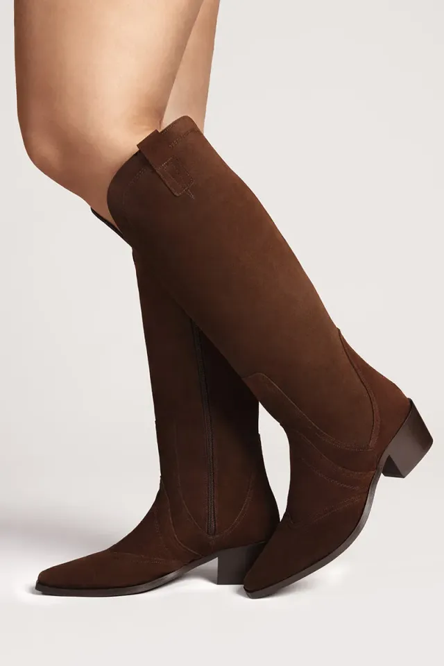 Bryan Stepwise Manuela Plus+ cowboylaarzen cacao suède