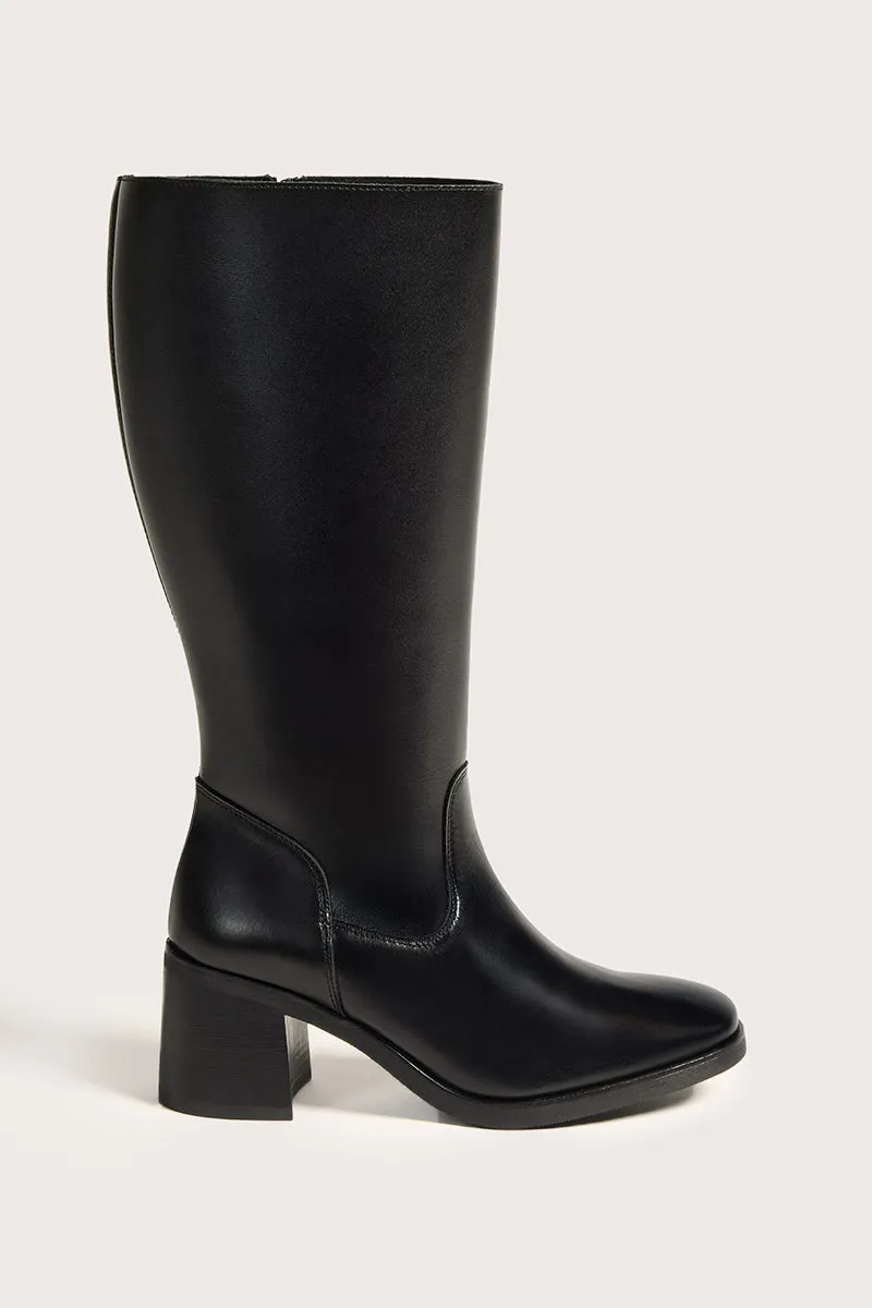 Bryan Stepwise Brigitte Plus+ laarzen zwart leer