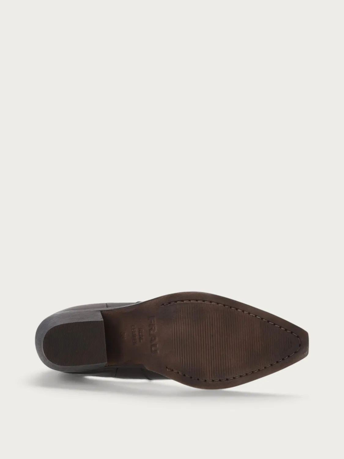 Frau FX dames texan boots bruin leer