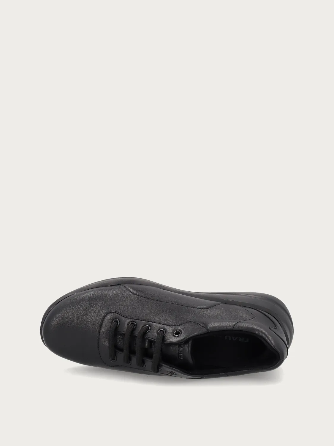 Frau Comfort Tech sneakers zwart leer demping