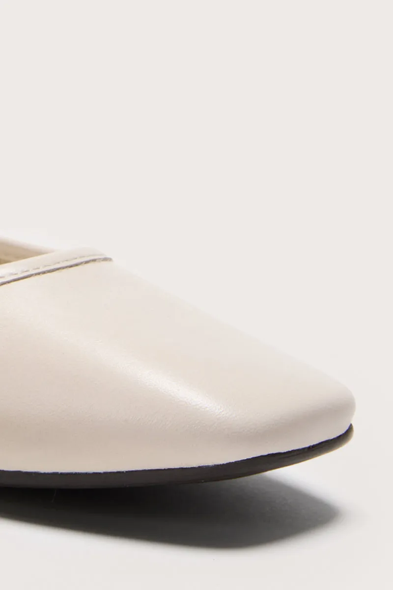 Bryan Stepwise Nicolle ballerina’s ivoor leer