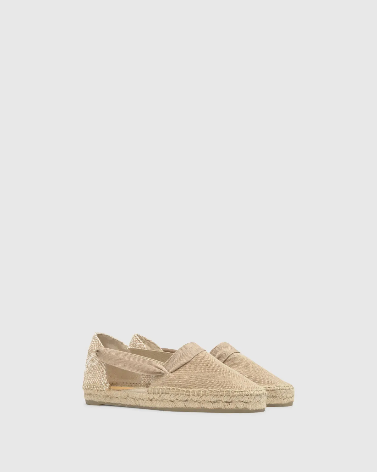 Castaner Kaia 002 espadrilles sand plat canvas