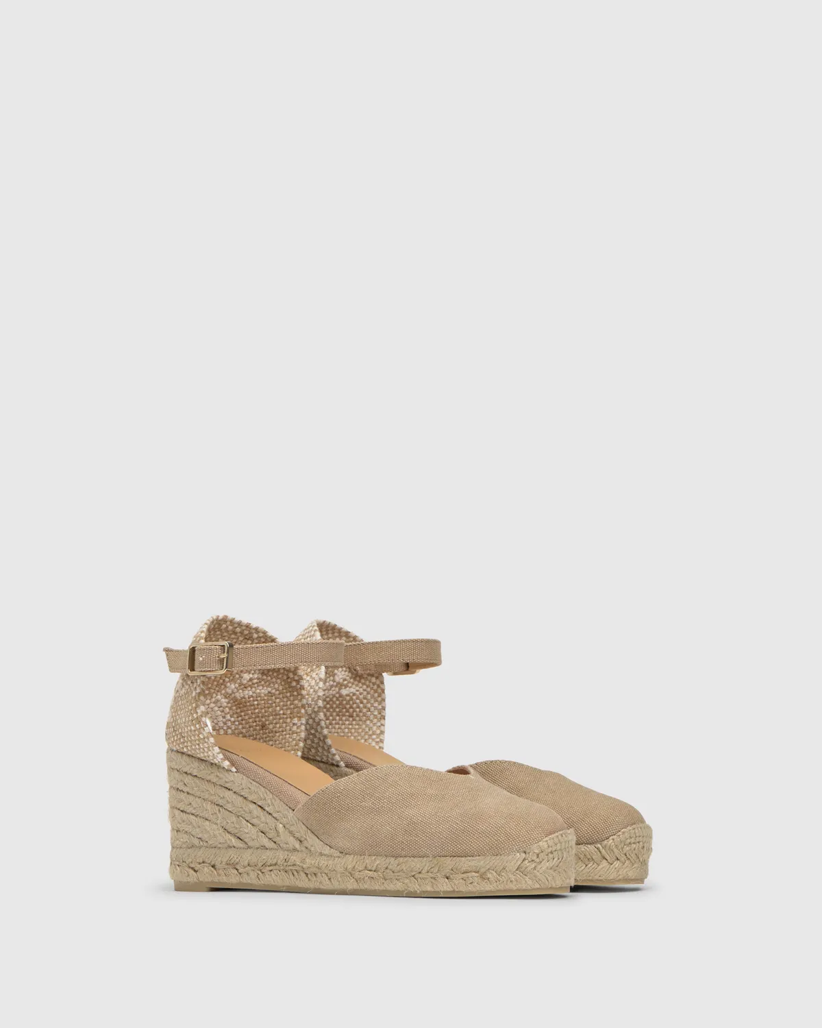 Castaner Chiarita 6 002 espadrilles sand 7 cm wig