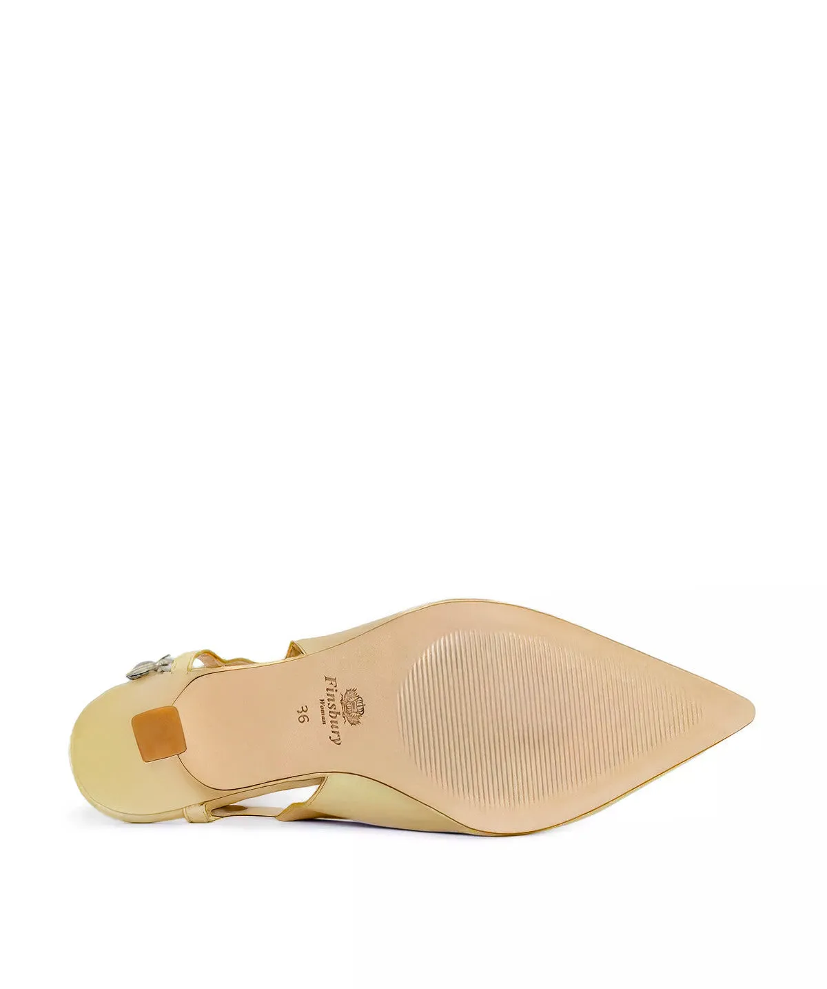 Finsbury Capri Pumps Citroengeel Leer Dames