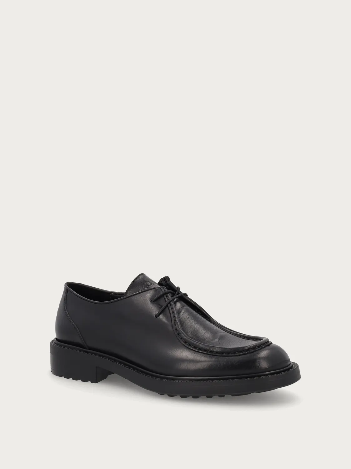 Frau Signature derby schoenen kalfsleer zwart