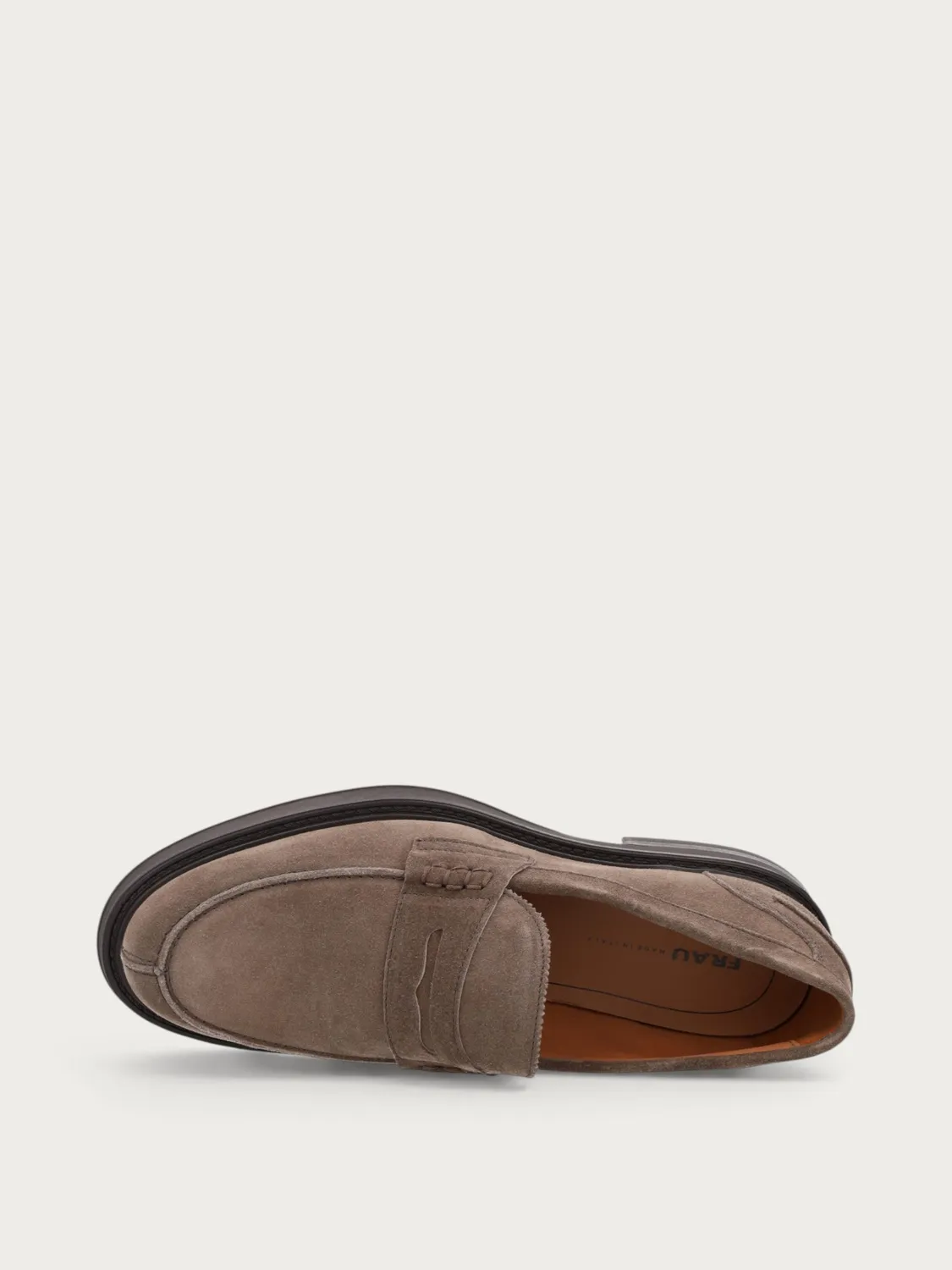 Frau Verona loafers suède grijs heren