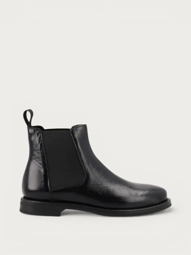 Frau Verona beatle boots leer zwart dames